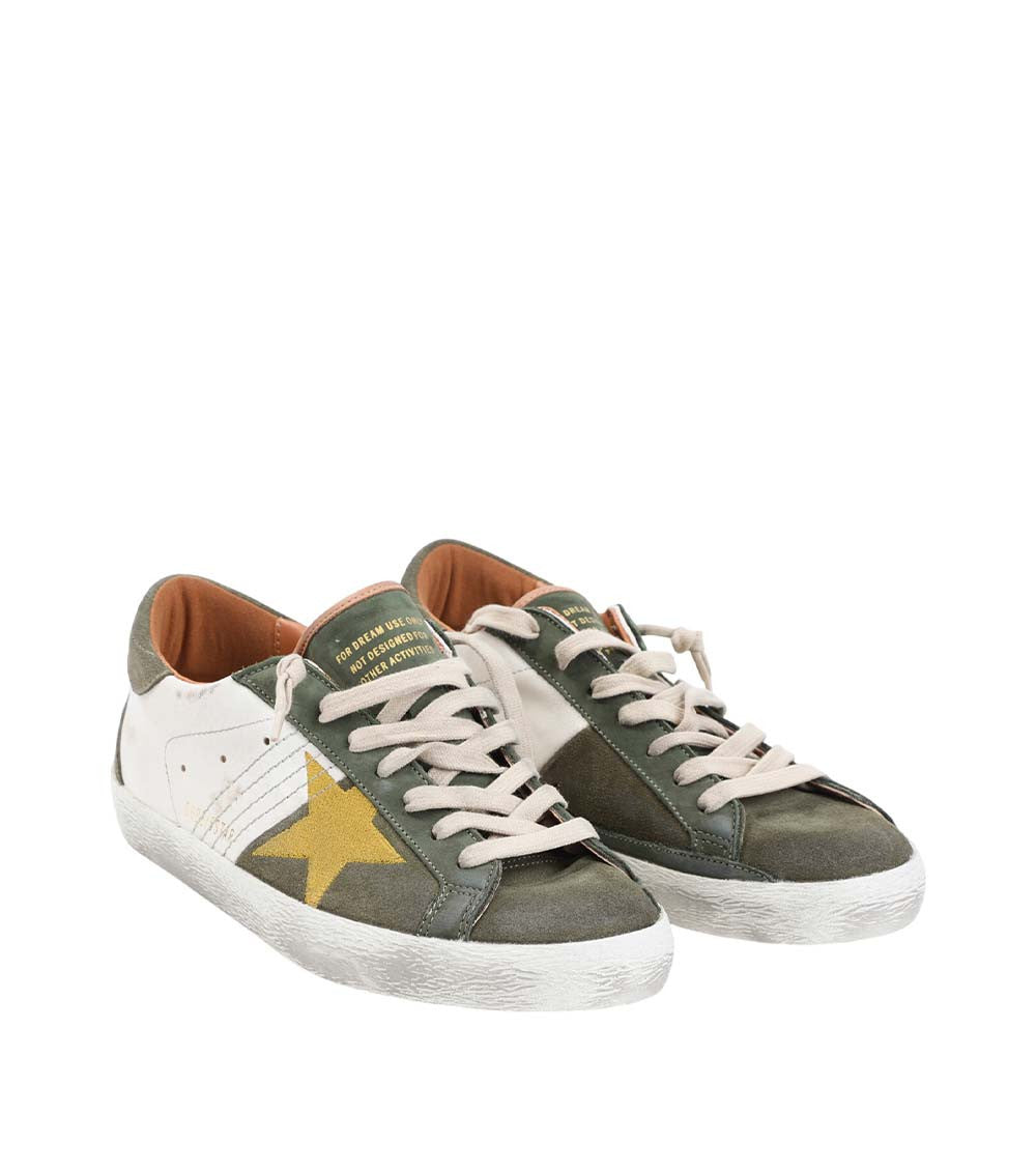 Olive Color Block  Sneakers 3