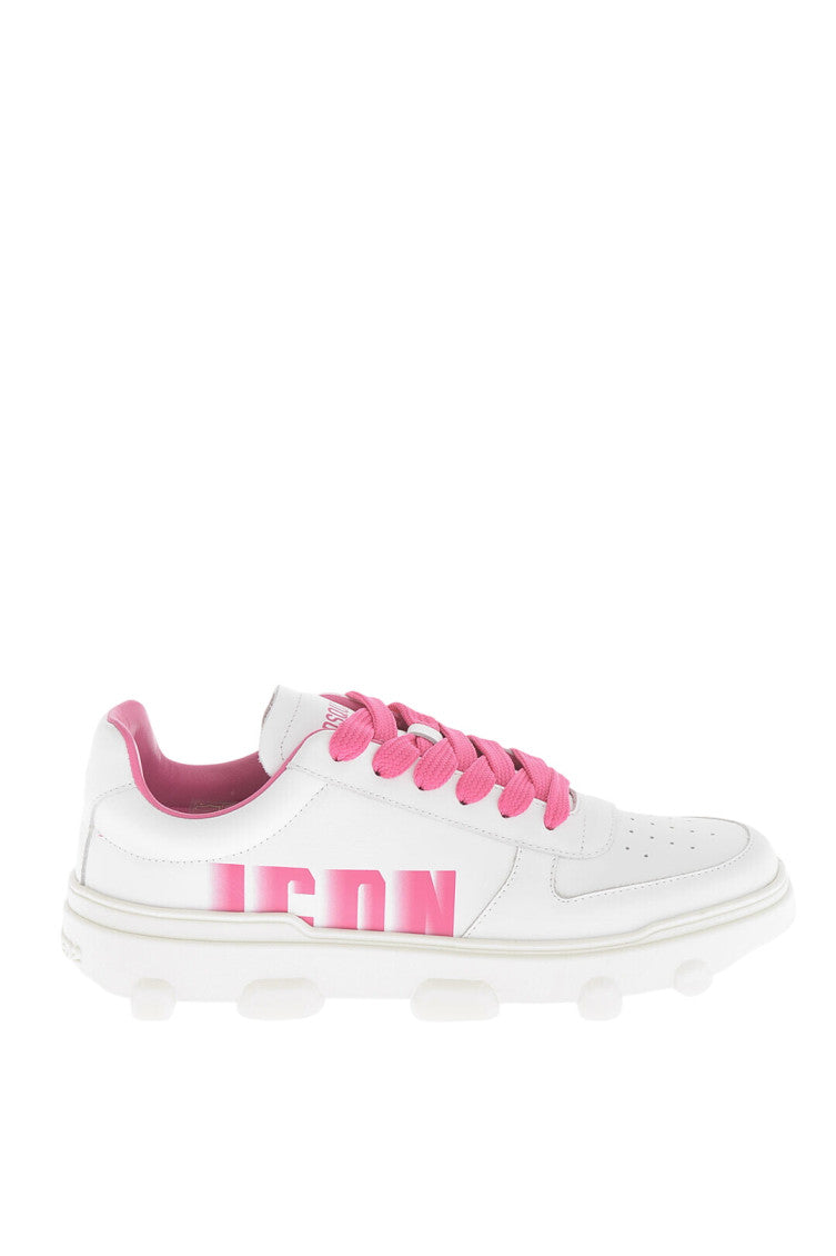 Pink Logo Sneakers 1