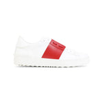White Color Block Sneakers 1