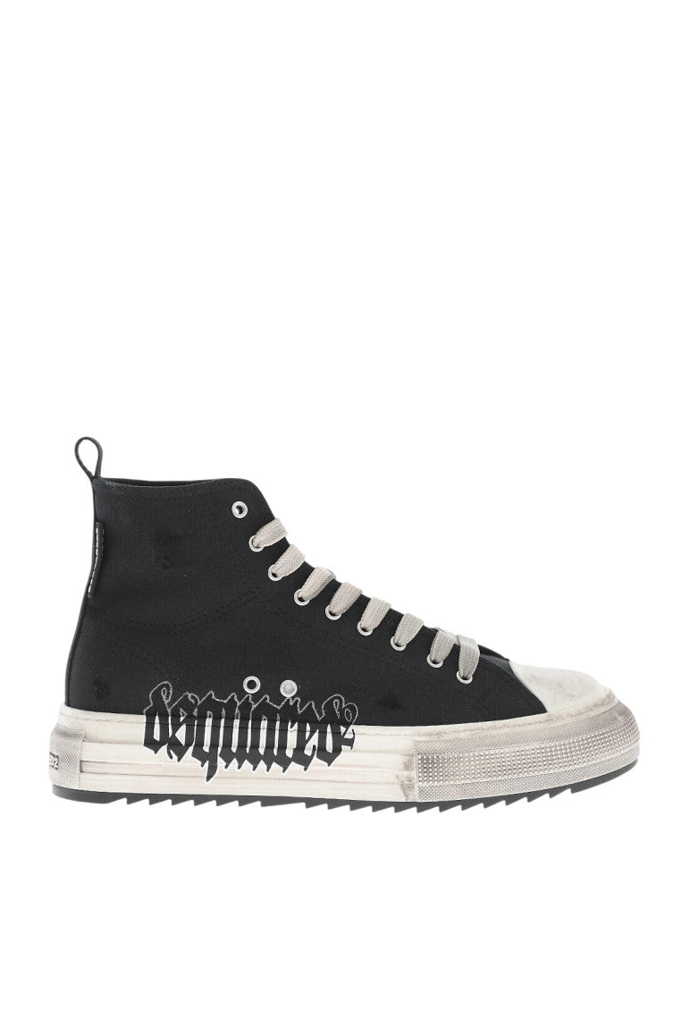Black High Top Sneakers 1