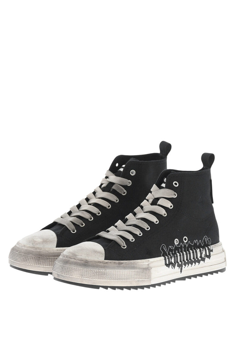 Black High Top Sneakers 2