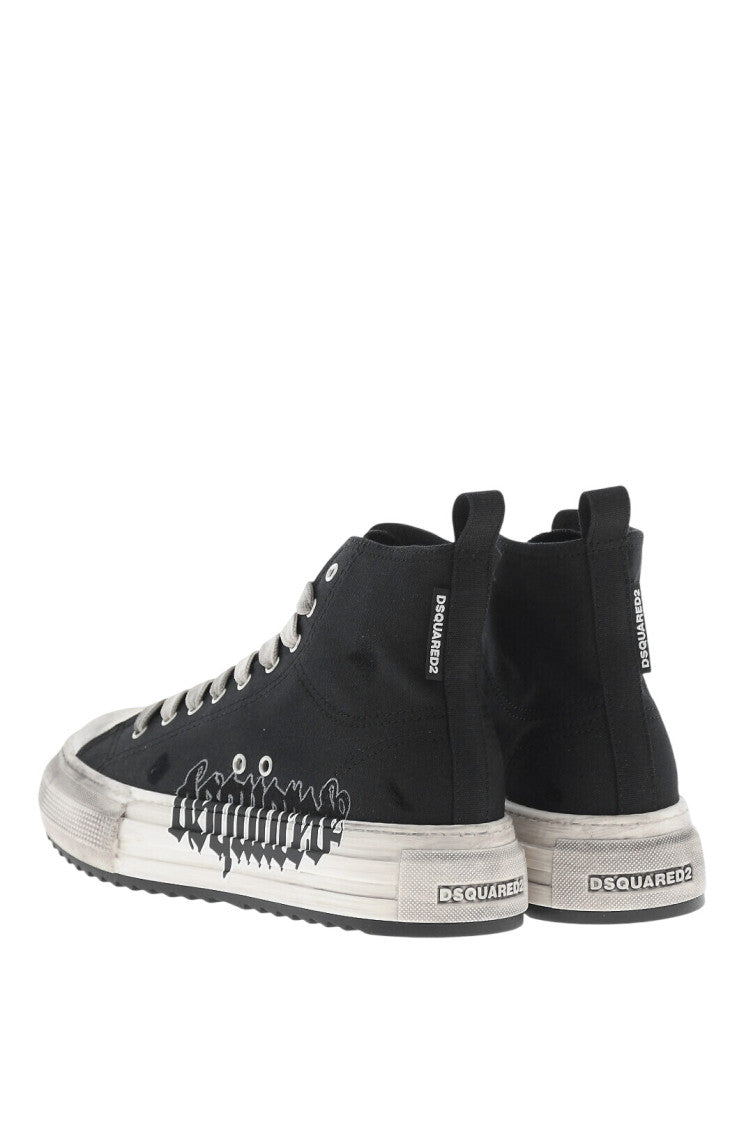 Black High Top Sneakers 3
