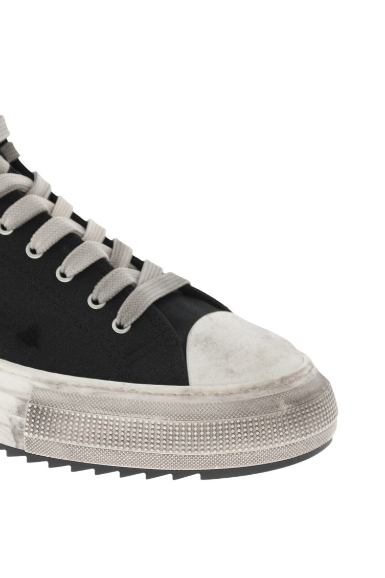 Black High Top Sneakers 4