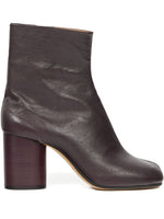 Purple Leather Boots 1