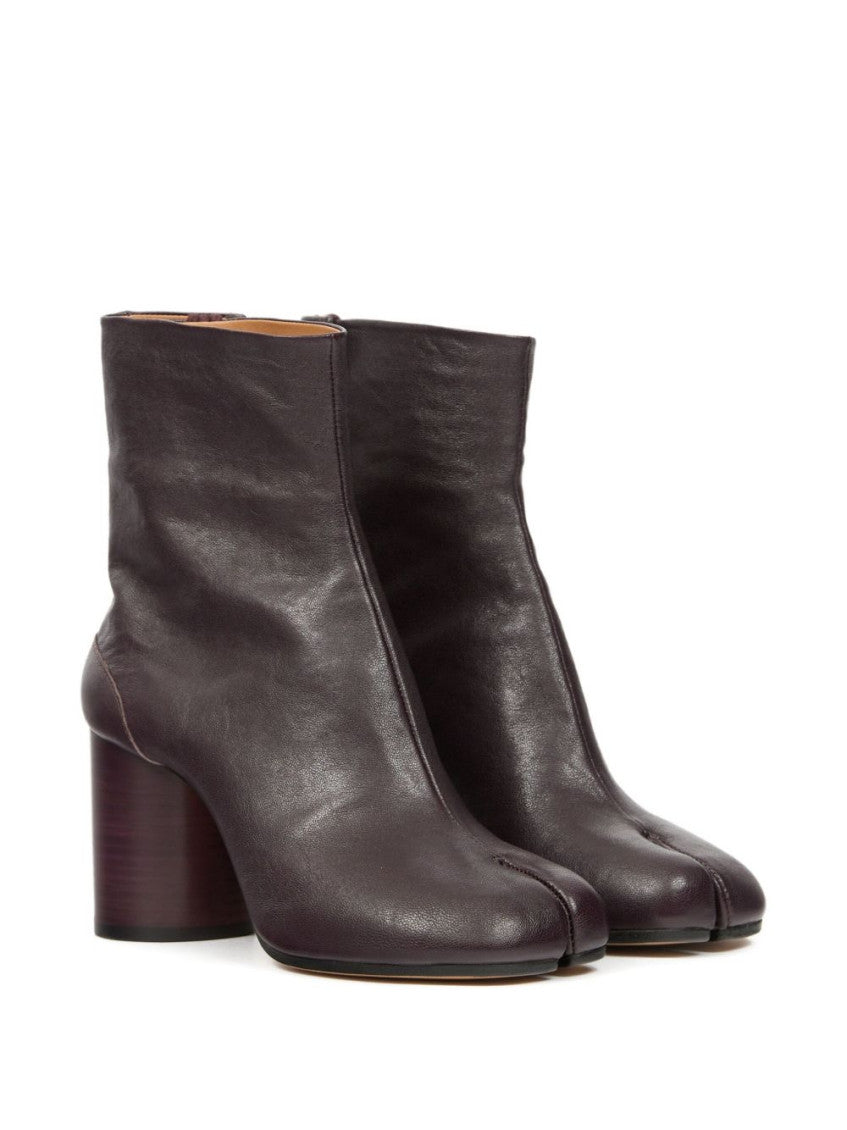 Purple Leather Boots 4