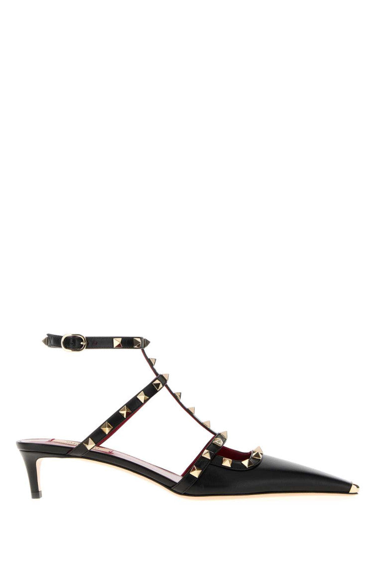 Black Studded Pumps 1
