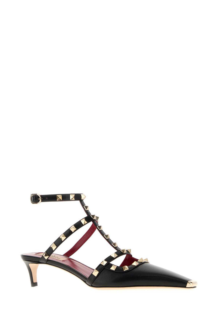 Black Studded Pumps 2