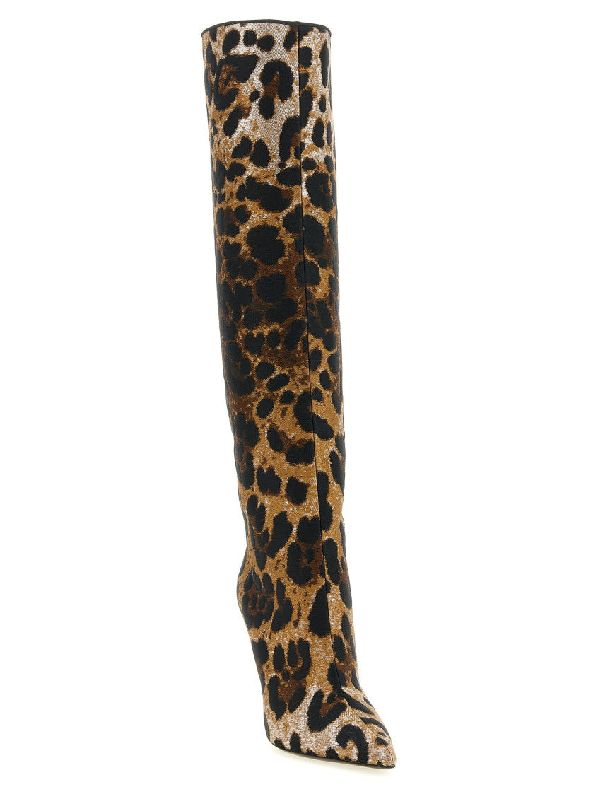 Leopard Print Slip On Boots 2