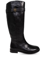 Black Zipper Boots 1