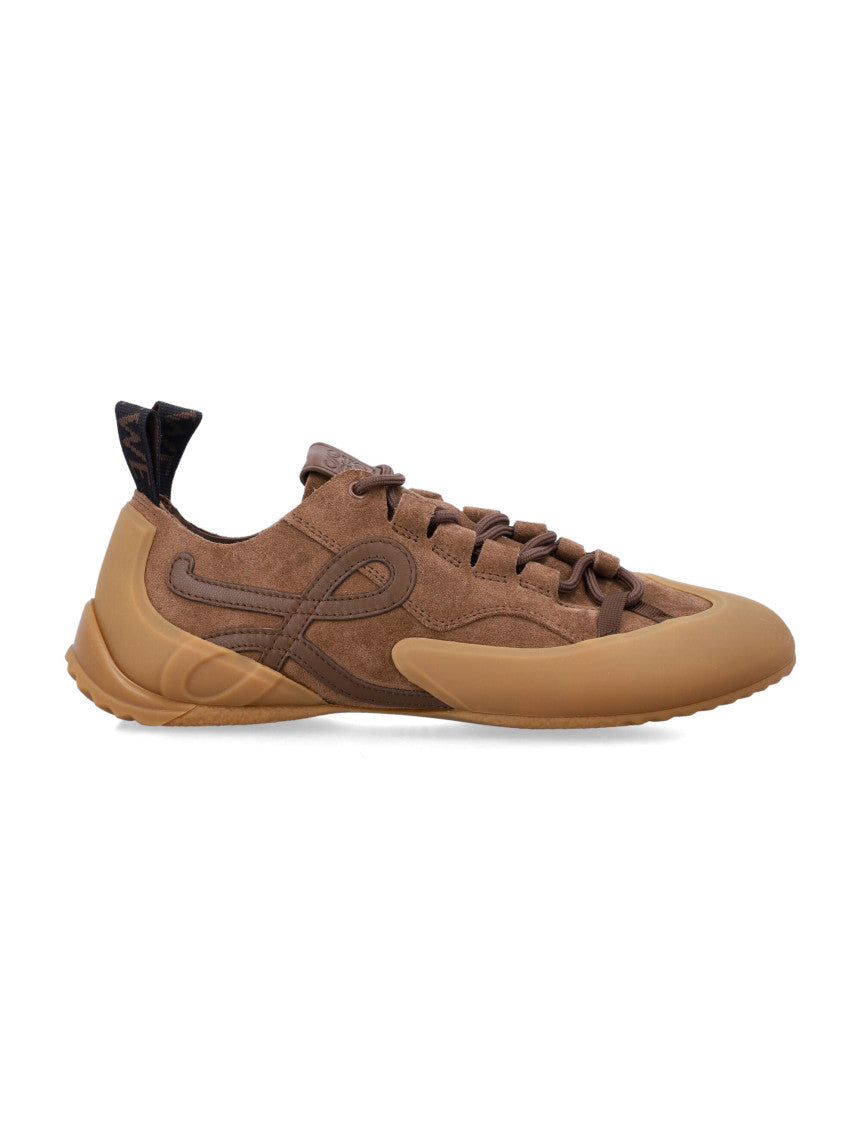 Brown Logo Sneakers 1