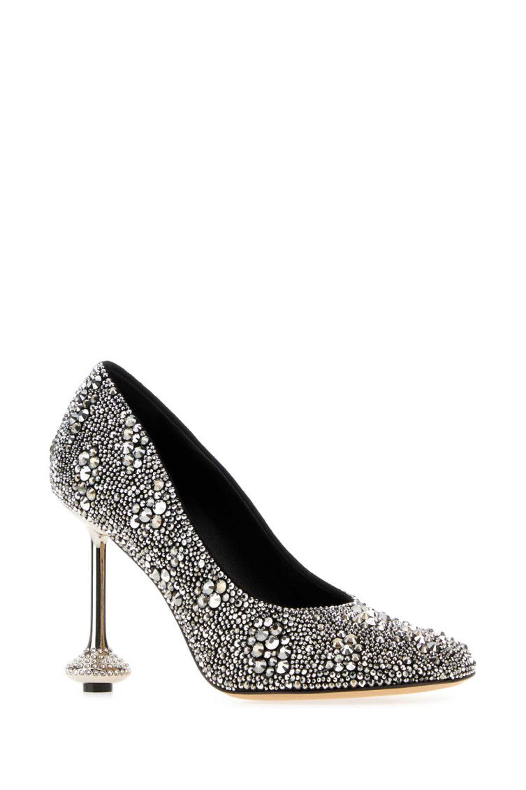 Silver Embellished Pumps 2