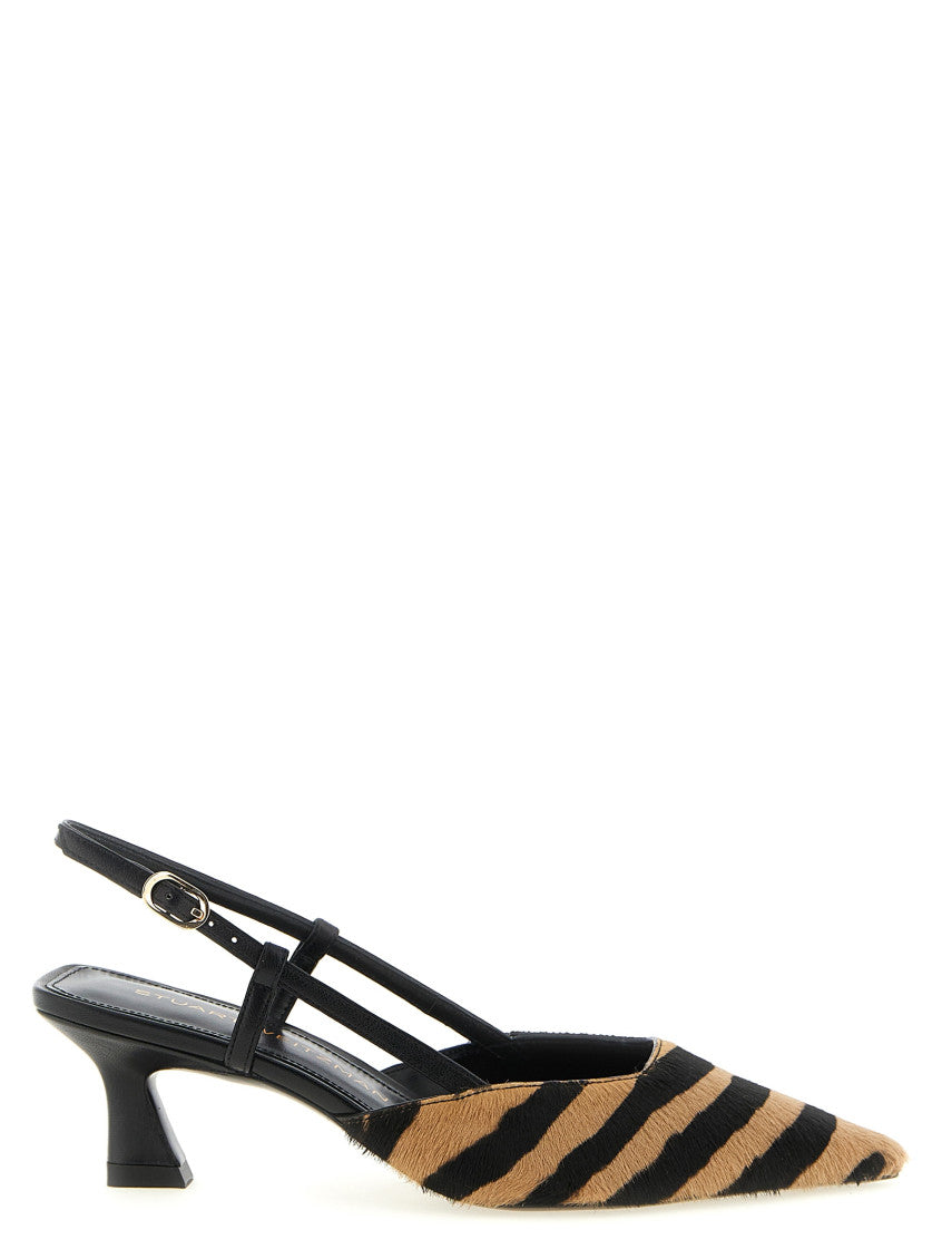 Brown Slingback Pumps 1