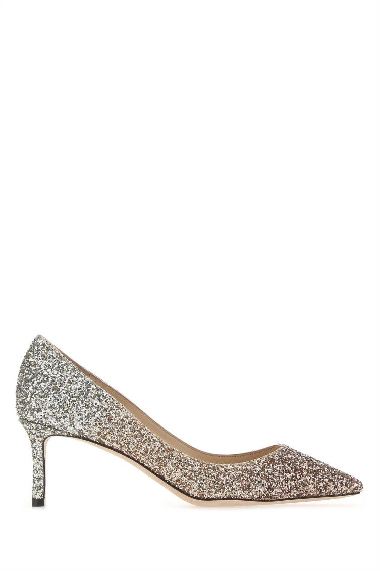 Silver Embellished Pumps 1