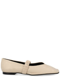 Off White Slip On  Ballet Flats 1