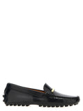 Black Gommino Slip On Loafers 1