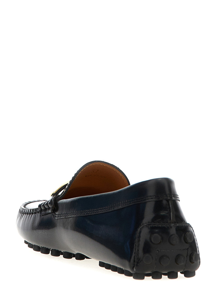 Black Gommino Slip On Loafers 3