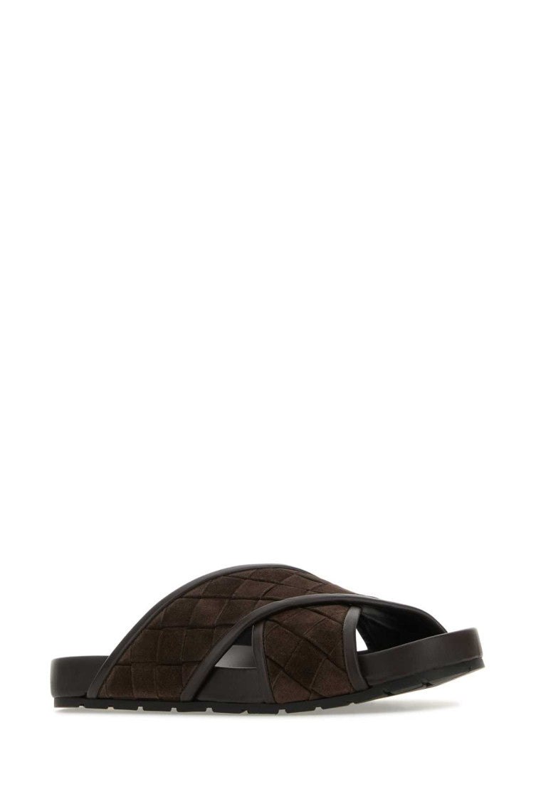 Dark Brown Tarik Slip On Sandals 2