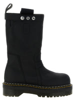 Black Quad Pull On Boots 1