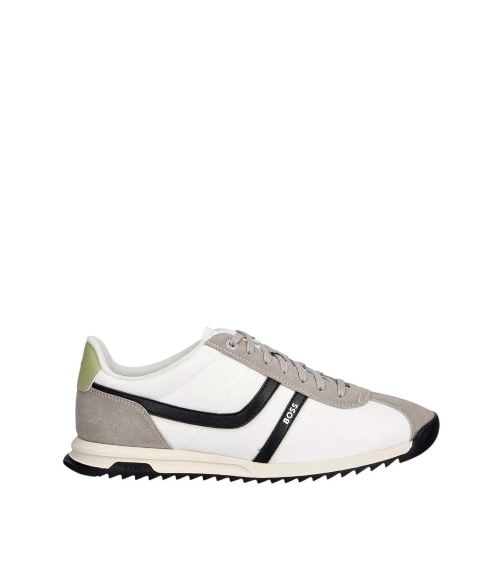 White Color Block  Sneakers 1