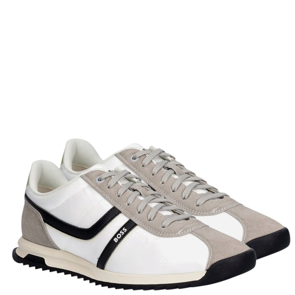 White Color Block  Sneakers 2