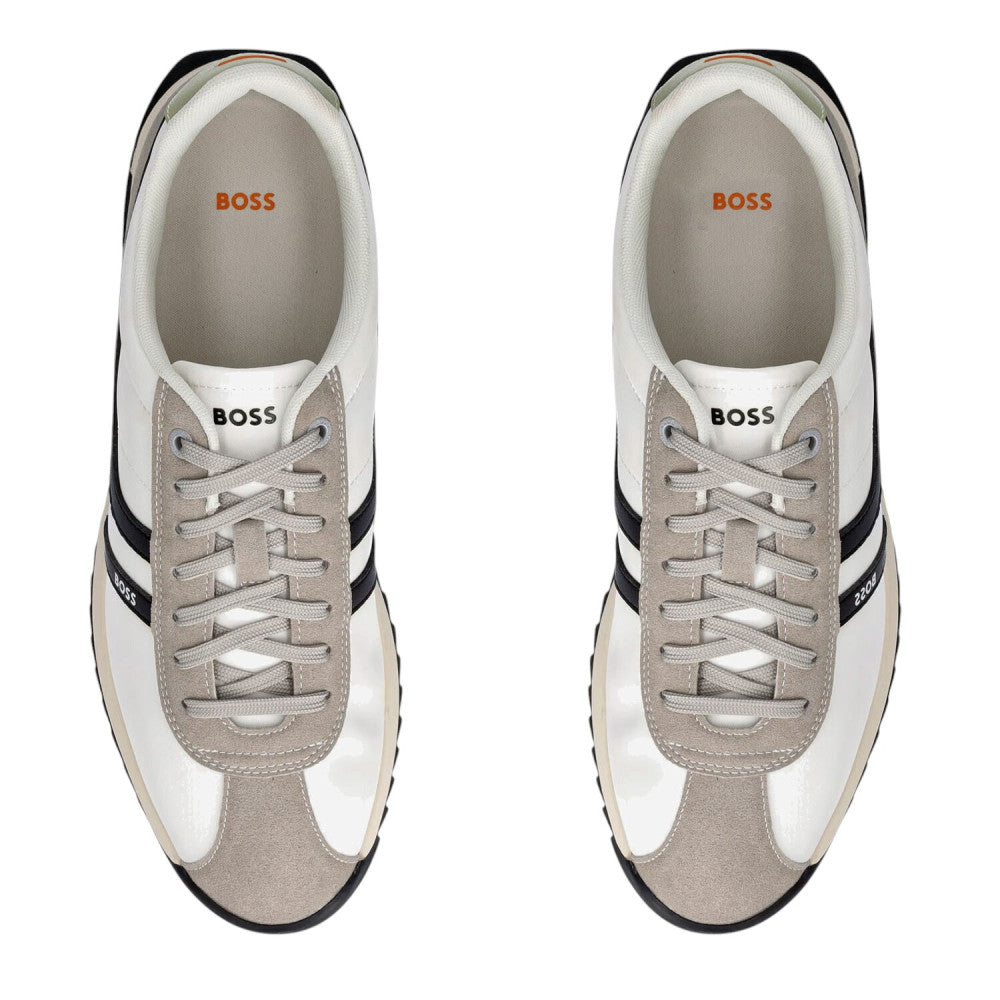 White Color Block  Sneakers 3
