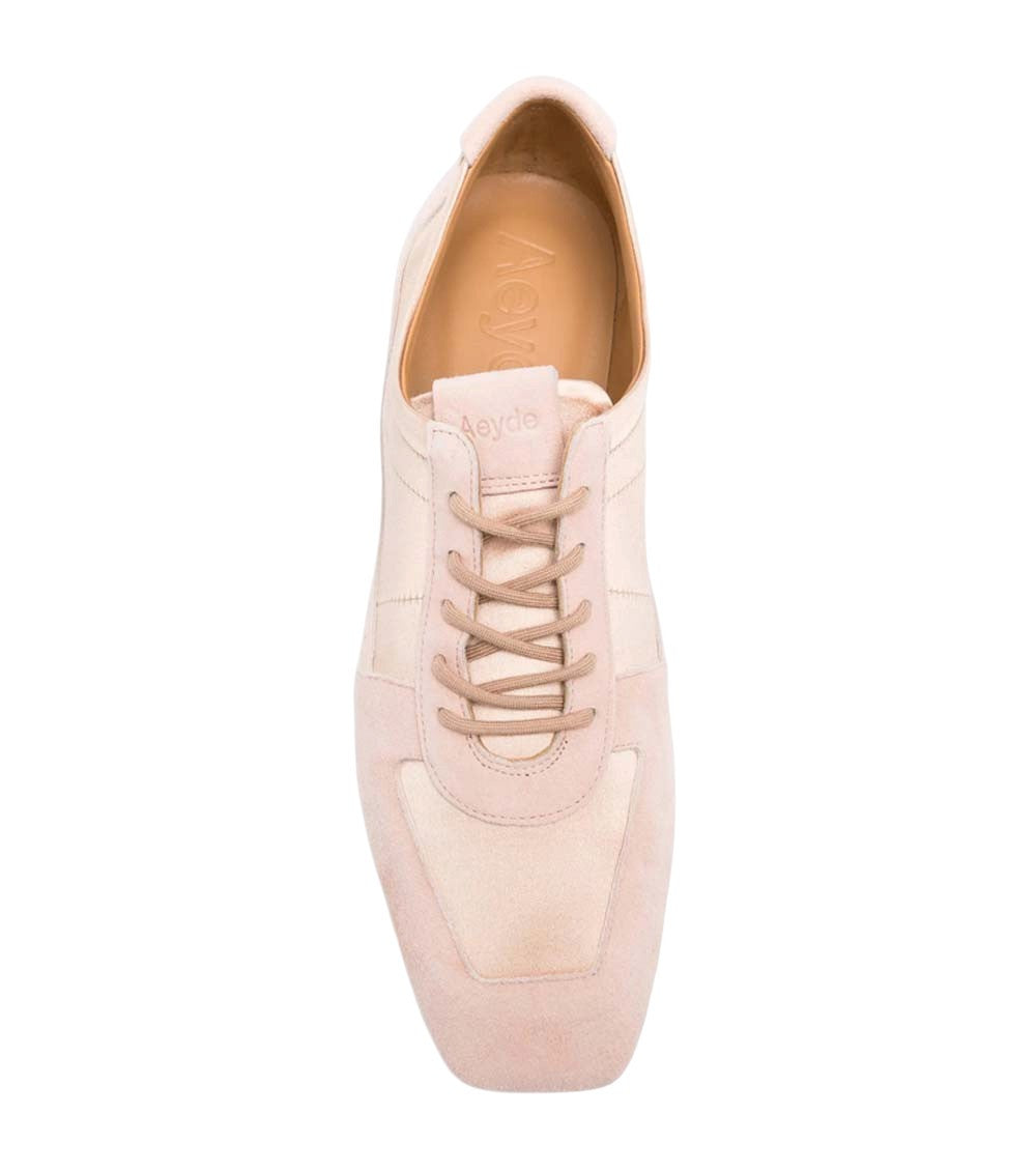 Pink Suede Sneakers 3