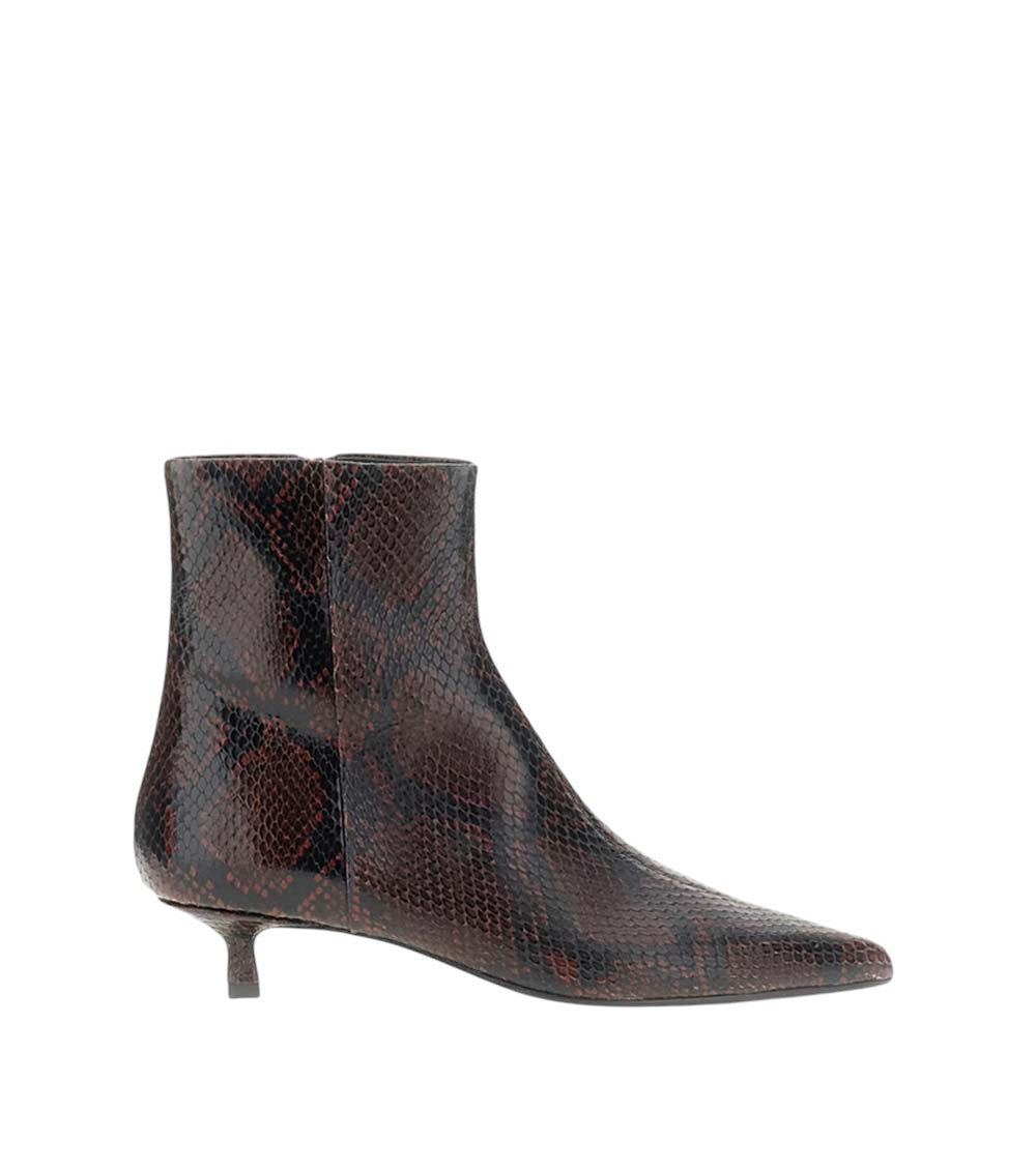 Brown Animal Print Sophie Boots 1