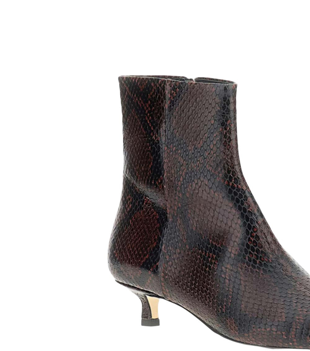 Brown Animal Print Sophie Boots 3