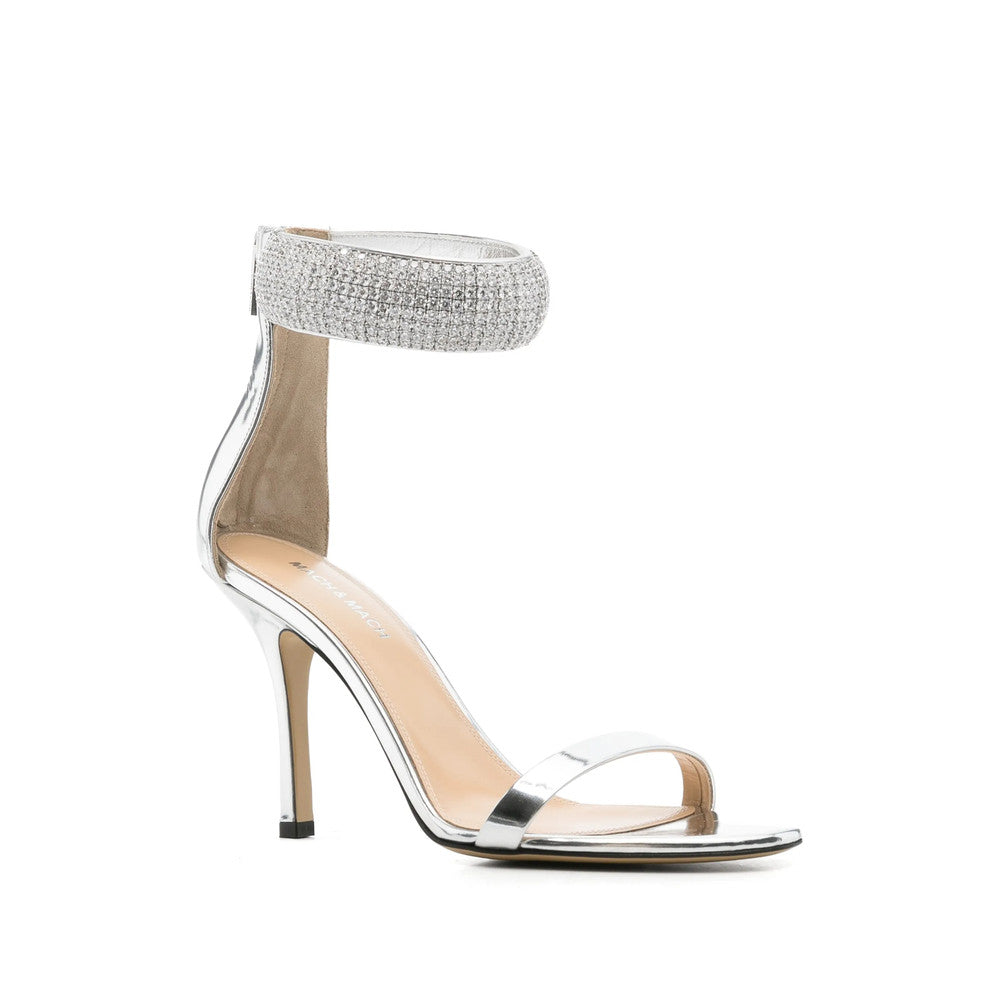 Silver Crystal Heels 4