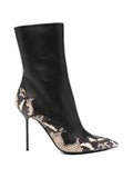 Black Animal Print Lidia Boots 1