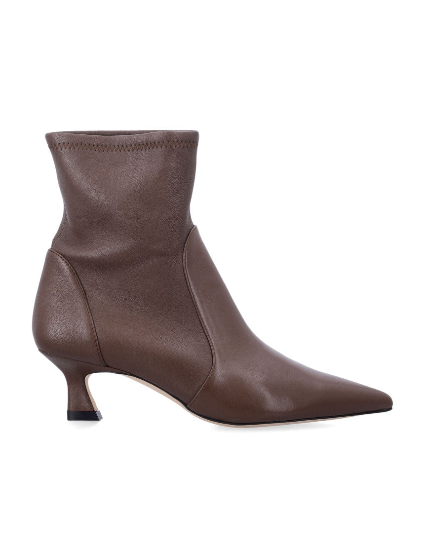 Brown Leather Ankle Boots 1