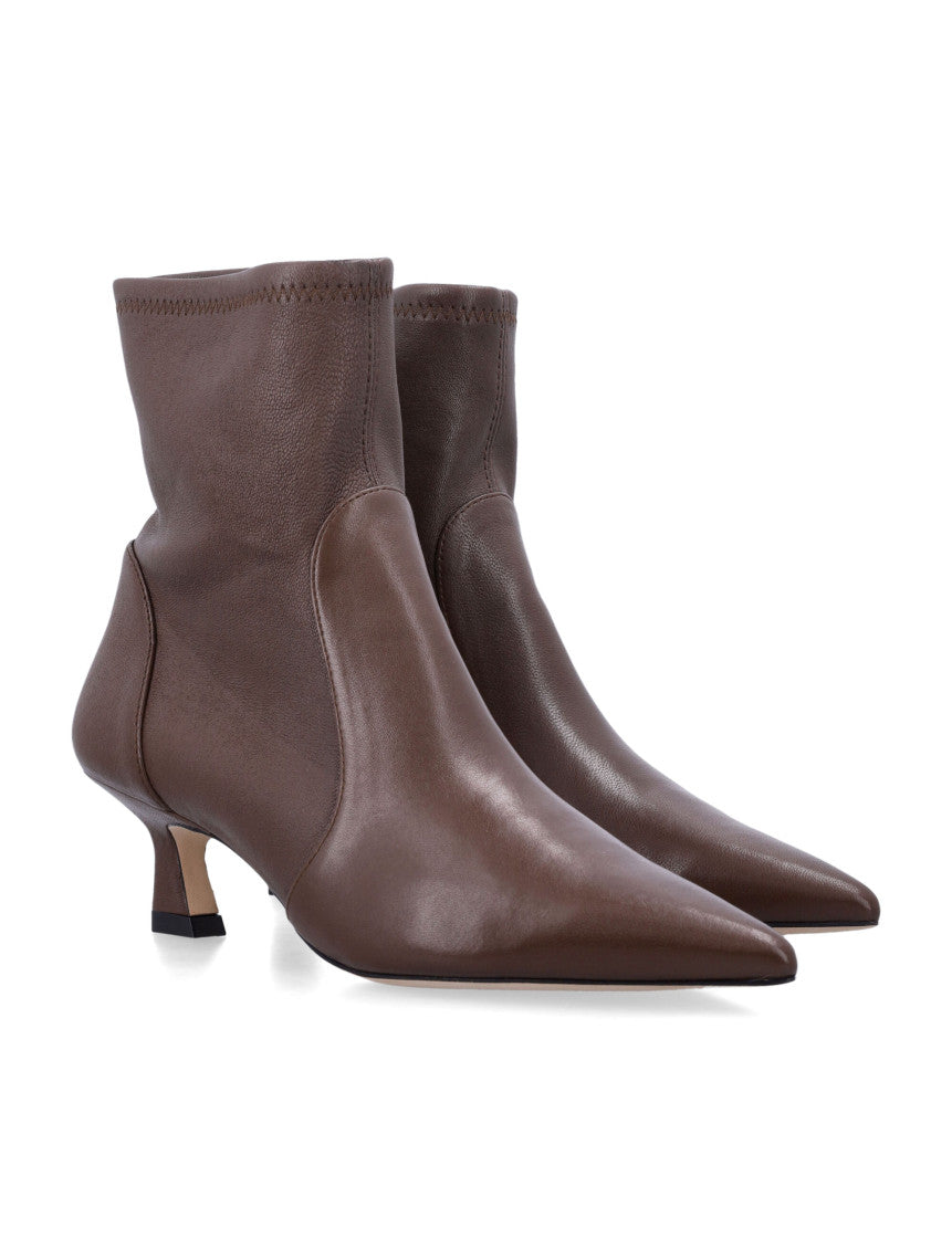 Brown Leather Ankle Boots 2