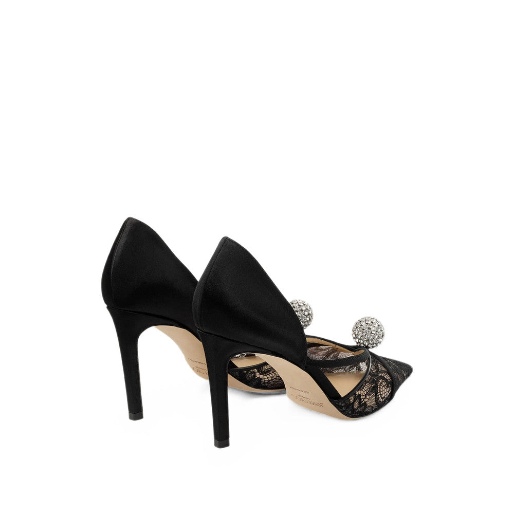 Black Embellished Sacora Pumps 3