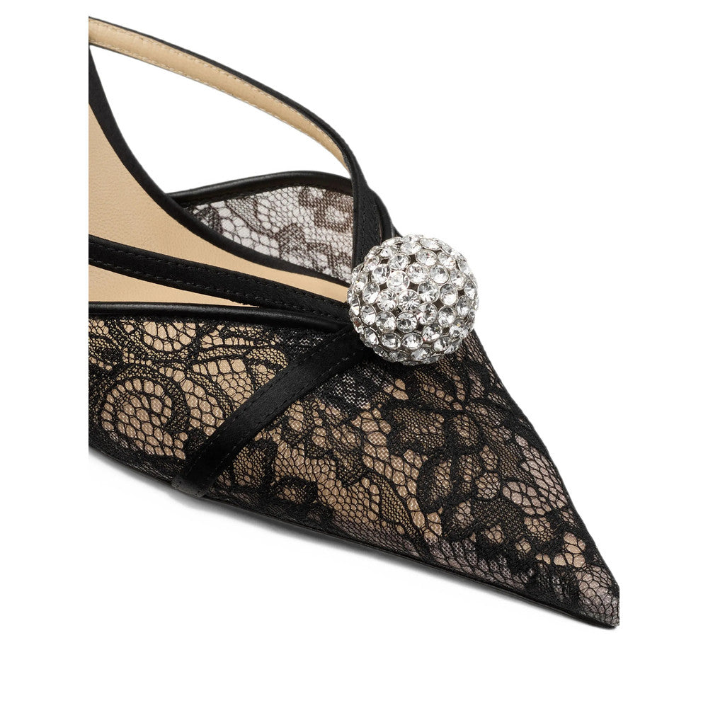 Black Embellished Sacora Pumps 5