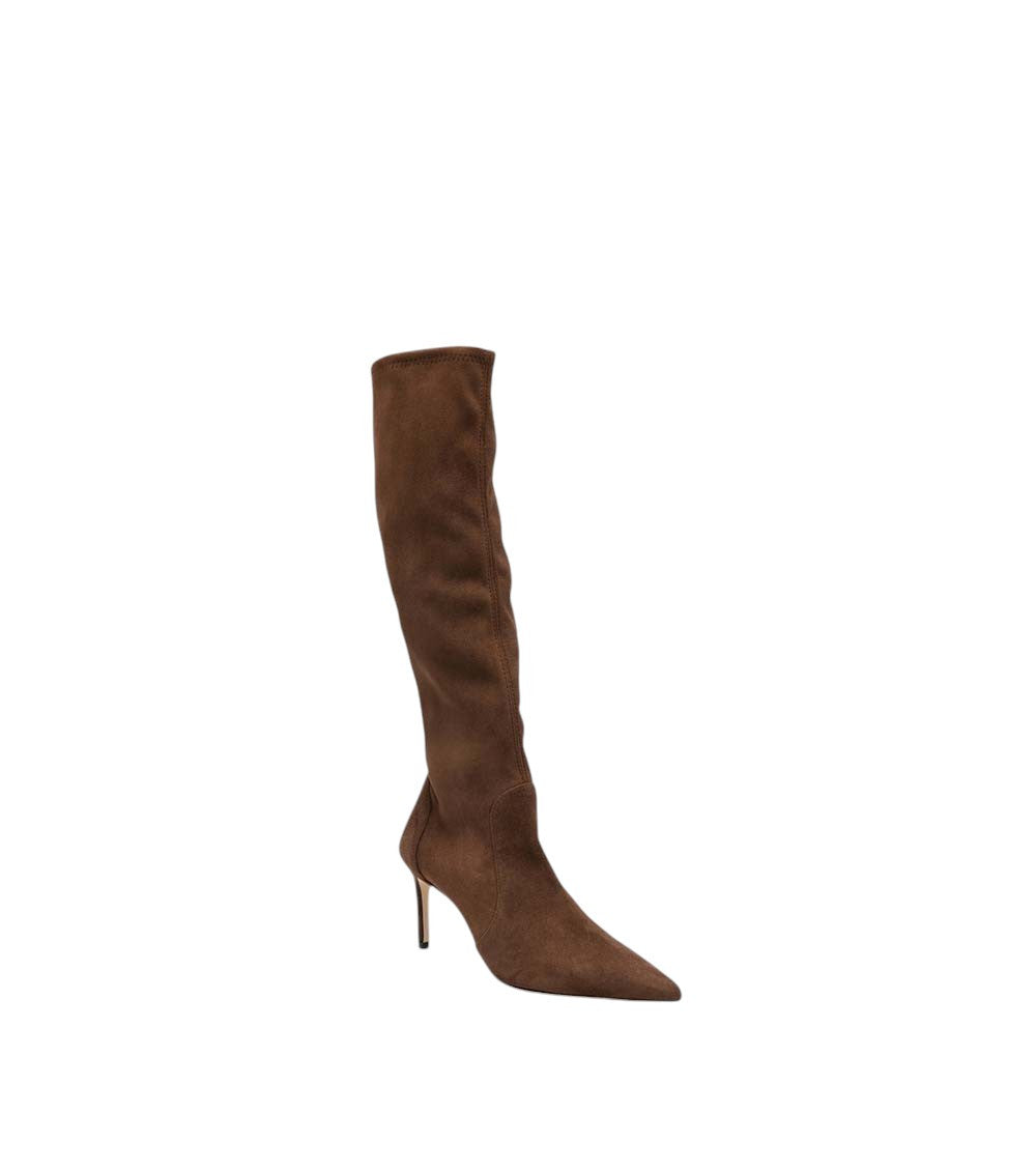 Brown Suede Power Boots 2