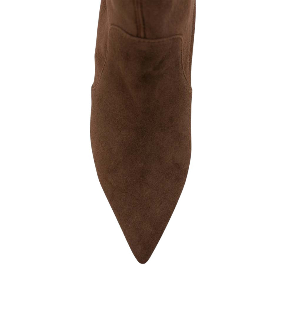 Brown Suede Power Boots 4