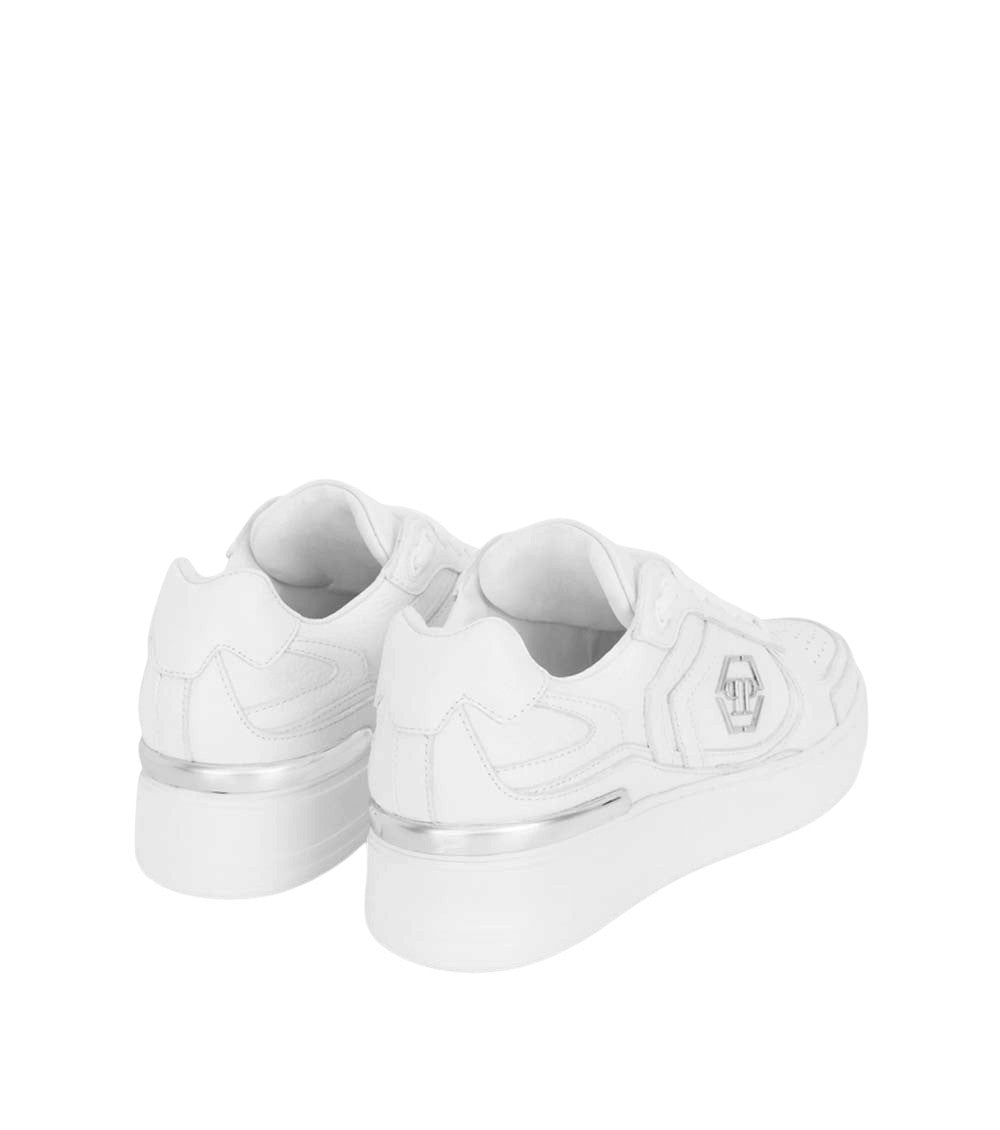 White Logo Sneakers 4