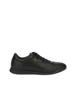 Black Titanium Logo Sneakers 1