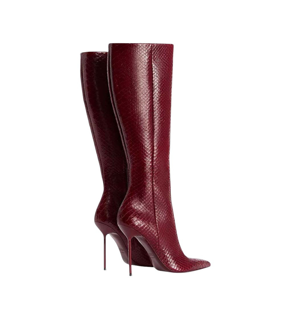 Red Animal Print  Boots 3