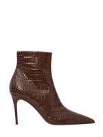 Brown Textured Vera Boots 1