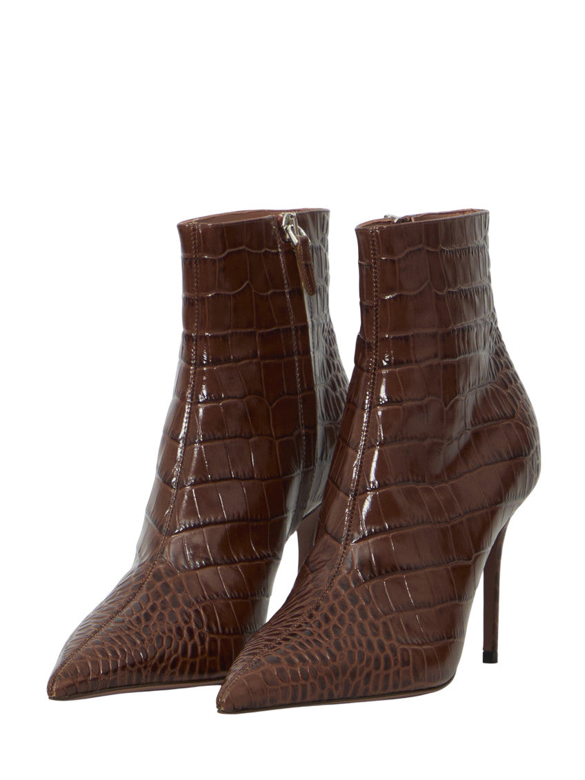 Brown Textured Vera Boots 2