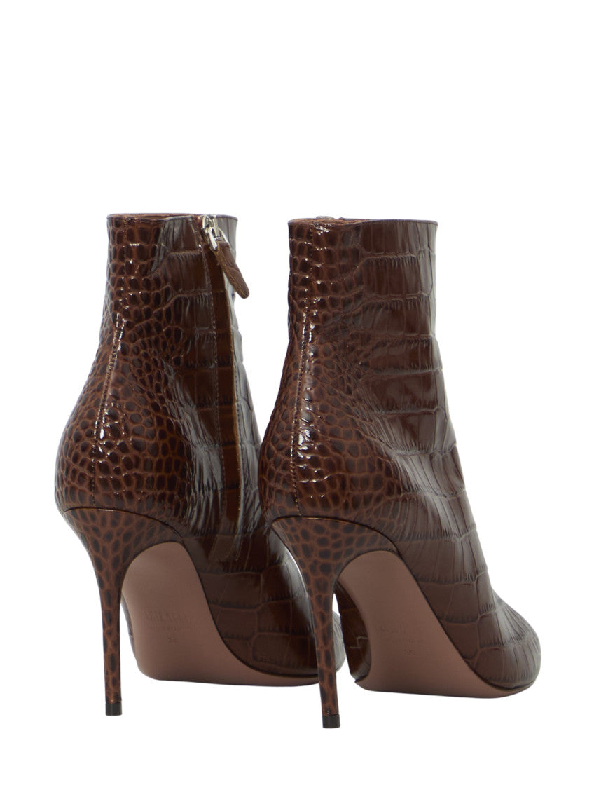 Brown Textured Vera Boots 3