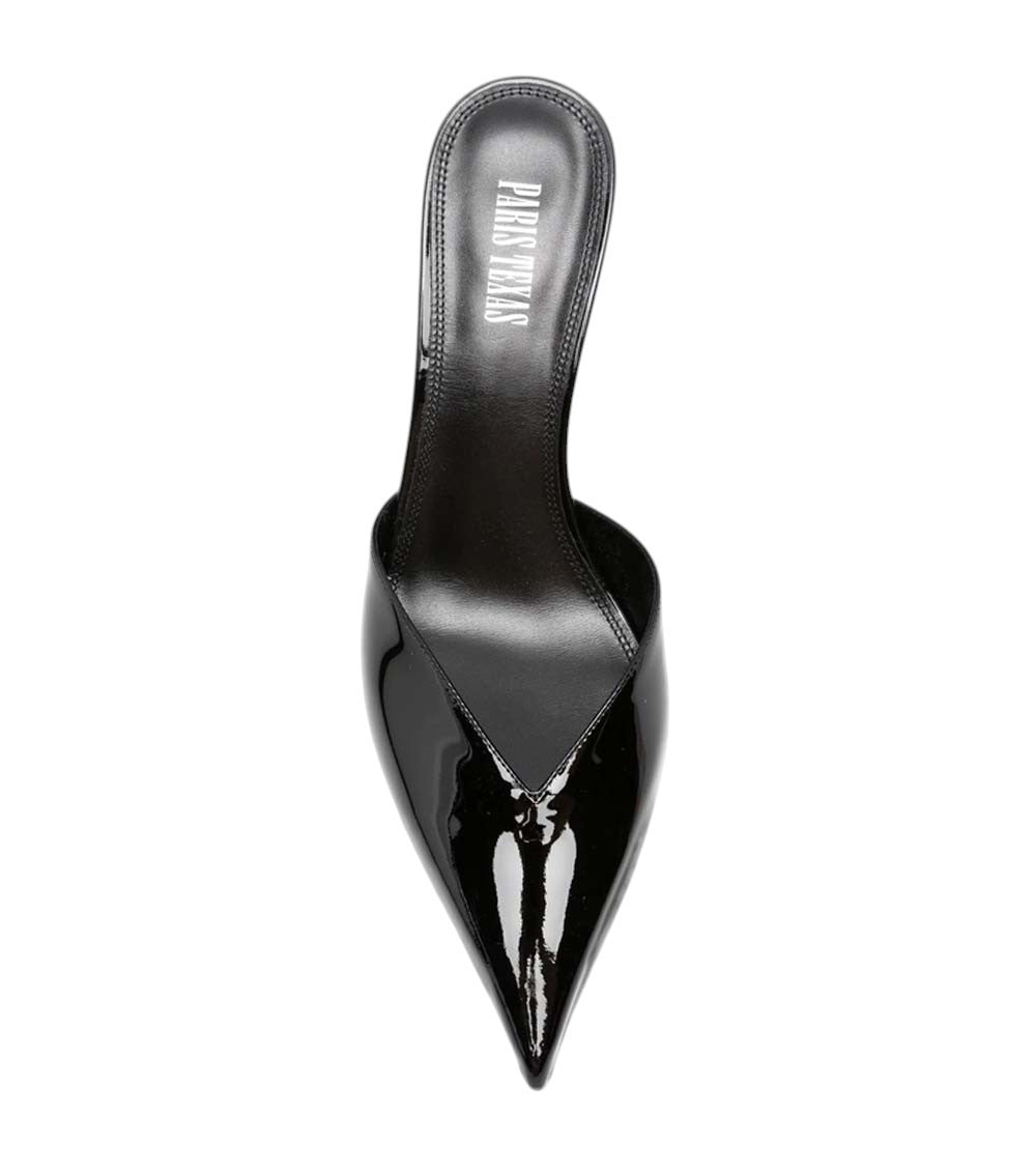 Black V-Vamp Mules 2