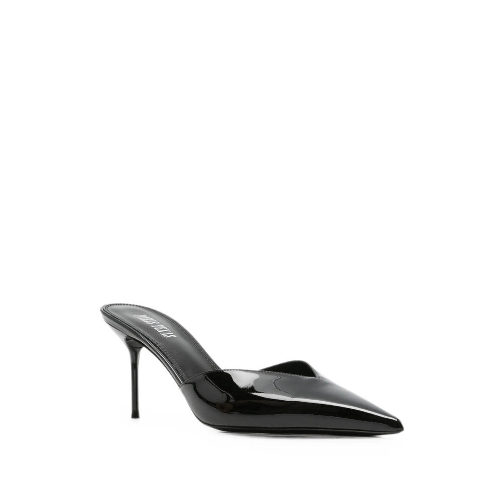 Black V-Vamp Mules 3