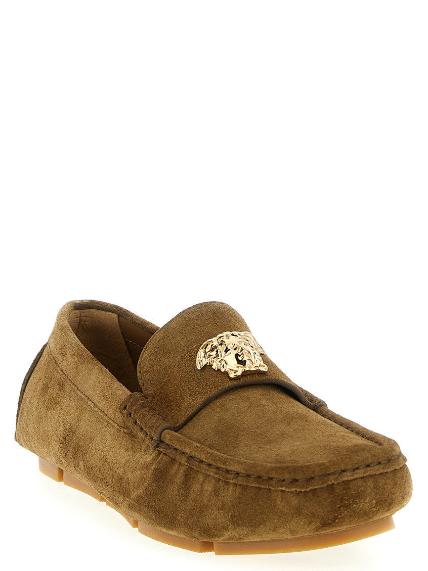 Brown Logo Loafers 2