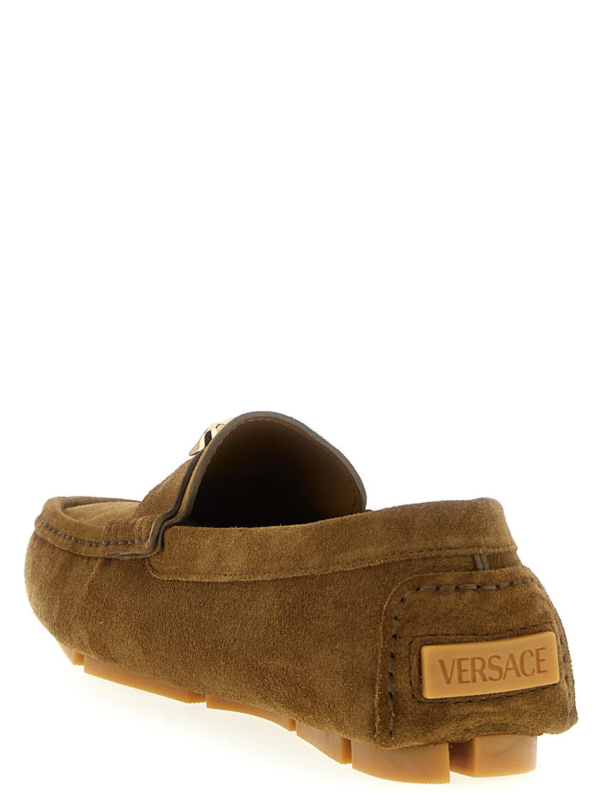 Brown Logo Loafers 3