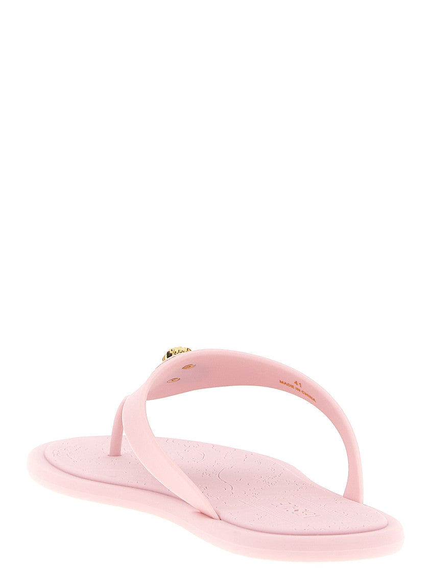 Pink Slip On Sandals 3