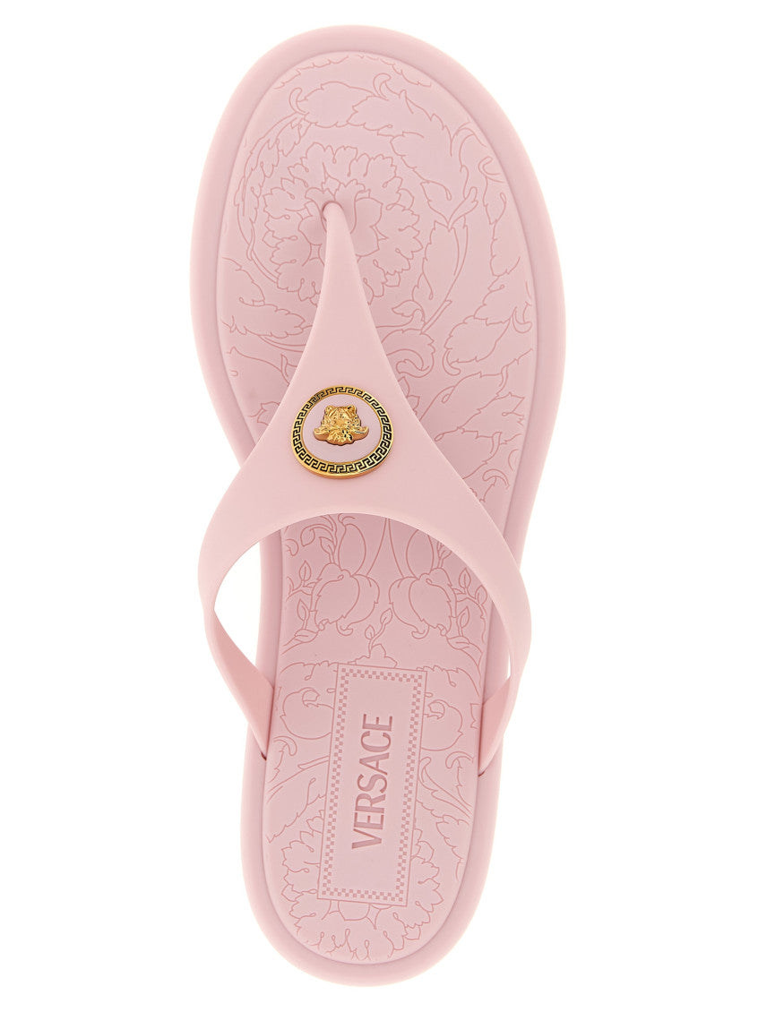 Pink Slip On Sandals 4