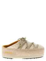 Beige Slip On Mules 1