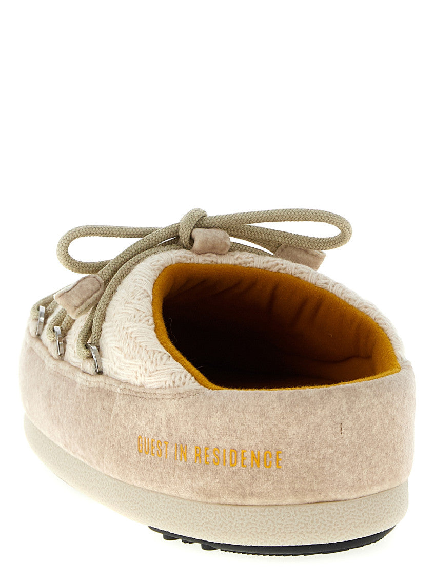Beige Slip On Mules 3